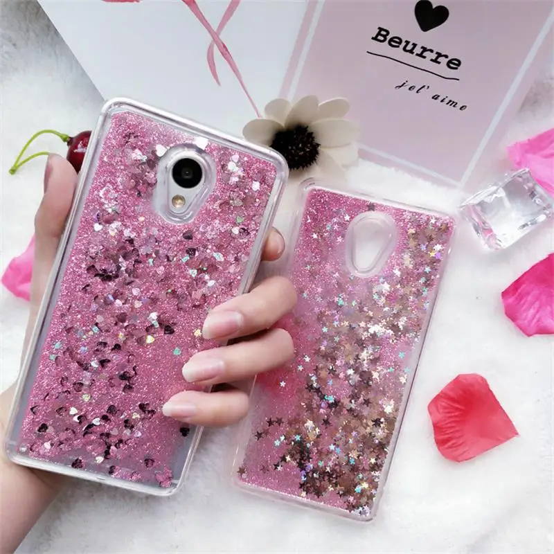 

Soft TPU Sand Phone Case For Meizu M3 M5 M6 Note Glitter Star Dynamic Liquid Quicksand Back Cover For Meizu E2 MX6 Pro 6 6s Capa
