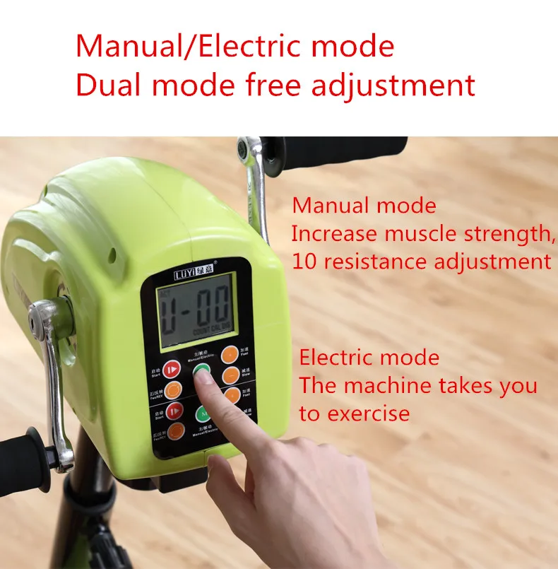 Electronic Physical Therapy and Rehab Bike Pedal Motorized Trainer for Handicap, Disabled and Stroke Survivor