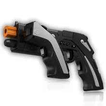 Augmented Reality AR Gun with Cell Phone Stand Holder Wireless Bluetooth Wooden AR Toy Game