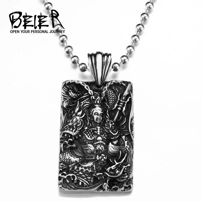 

Beier stainless steel New Chinese Style Fashion Vintage Pendant Ethnic Jewelry For Man free shipping BP8-159