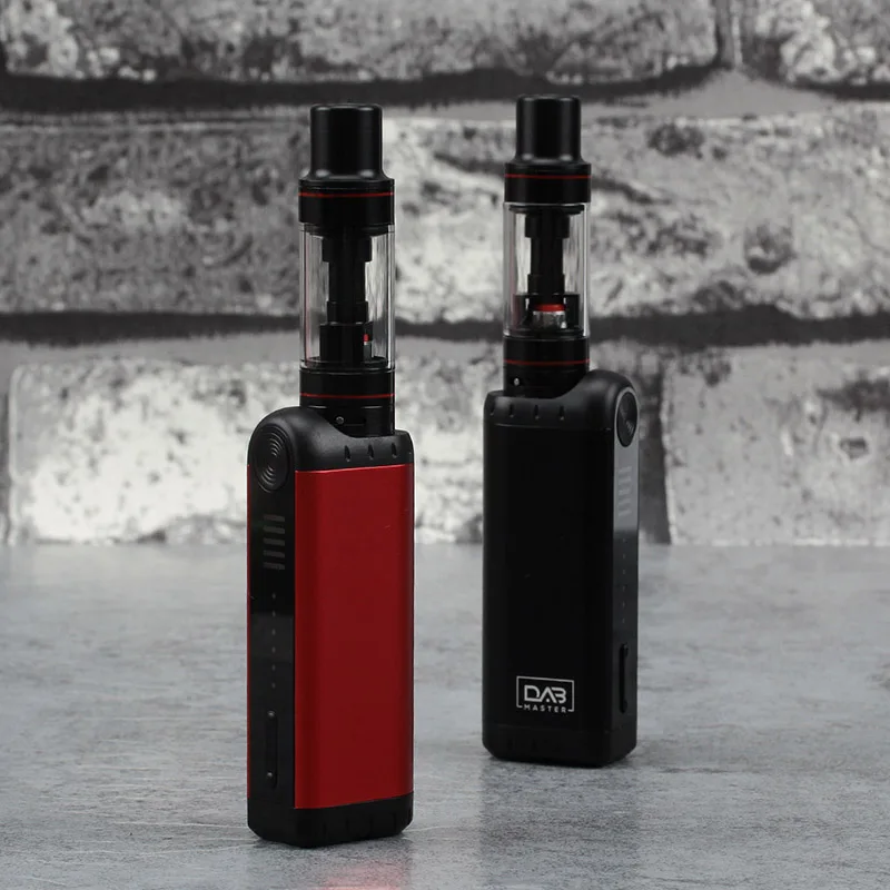 

3PCS Dabmaster D40 Starter Kit 2ml Atomizer 1.4ohm Coil Adjust Voltage E Cigarette VS Vaper Q16 Fog 1 C14 Q14 1453 Starter Kit