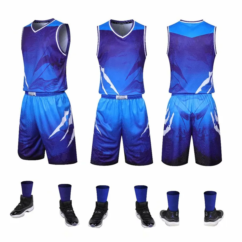 Мужские баскетбольные майки, комплект спортивной одежды, комплект спортивной одежды для колледжа, тренировочный костюм для мальчиков, баскетбольные майки, костюм, форма с принтом