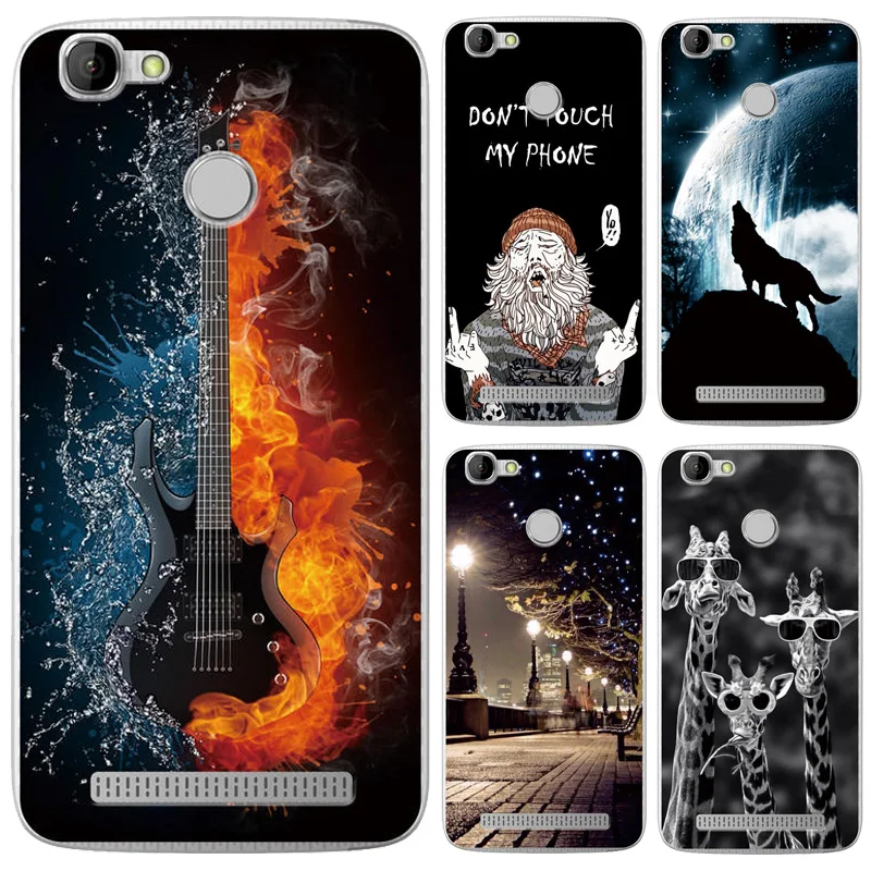 

Case For HomTom HT50 Cover Printing Drawing Design Pattern Silicone Soft Shell For HomTom HT 50 5.5" Case Phone Protector Back