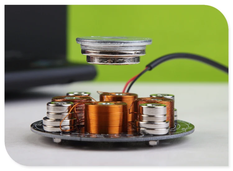 

Magnetic levitation module push down the idea of DIY potted plant in Japan Air Floating gift advertising equipment with power