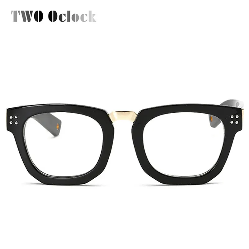 Два оклока винтажные очки с заклепками женские розовые оправа для очков в ретростиле квадратные оптические оправы 0 градусов женские Oculos 7006
