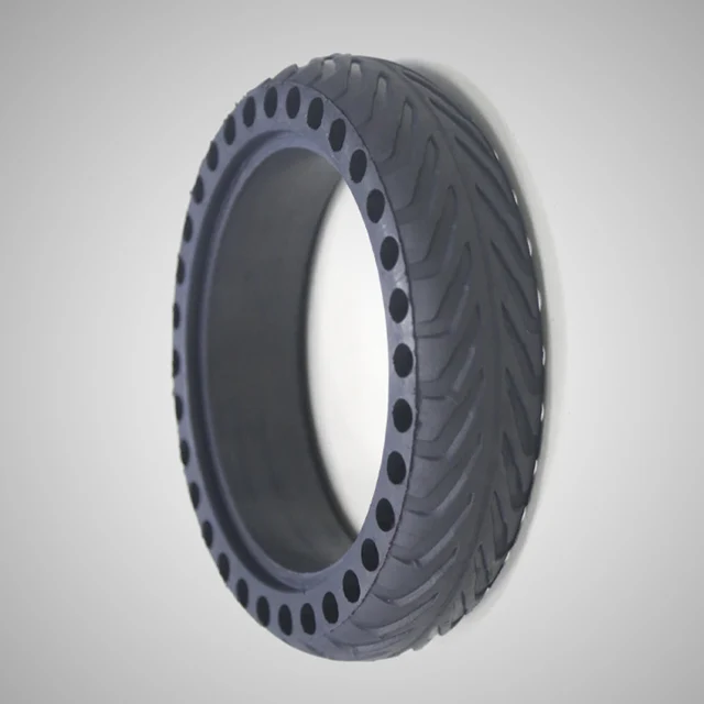 2Pcs Updated Solid Tire Hollow Non Pneumatic Tyre Wheel 8 1/2x2 for