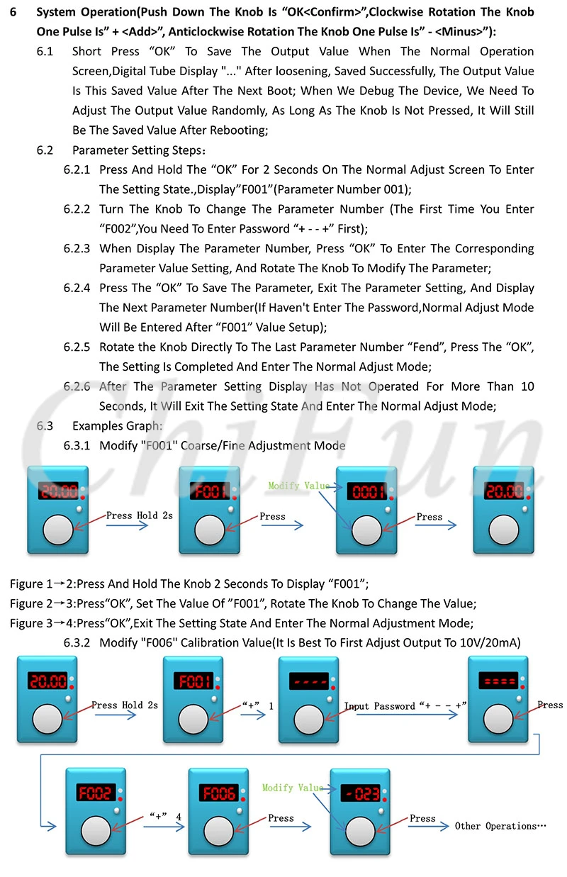 Voltage And Current Signal Generator User Manual(JS-VISG-M-S) V1_4