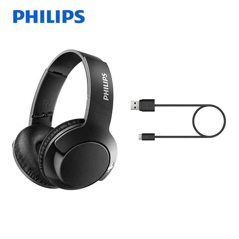 Оригинальные Беспроводные Наушники Philips SHB3175 с басами+ Bluetooth 4,1, складная гарнитура с микрофоном, официальная проверка