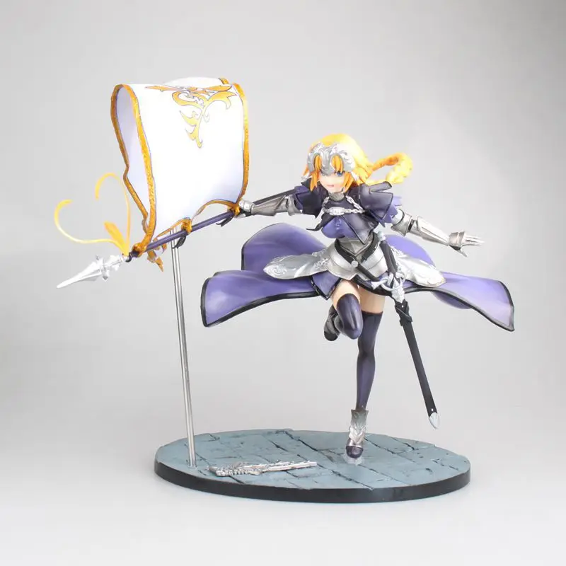 

HKXZM Anime 23CM Fate Grand Order Jeanne D'Arc Figure Ruler Fate Apocrypha Ruler Joan of Arc PVC Figure Collectible Model Toys