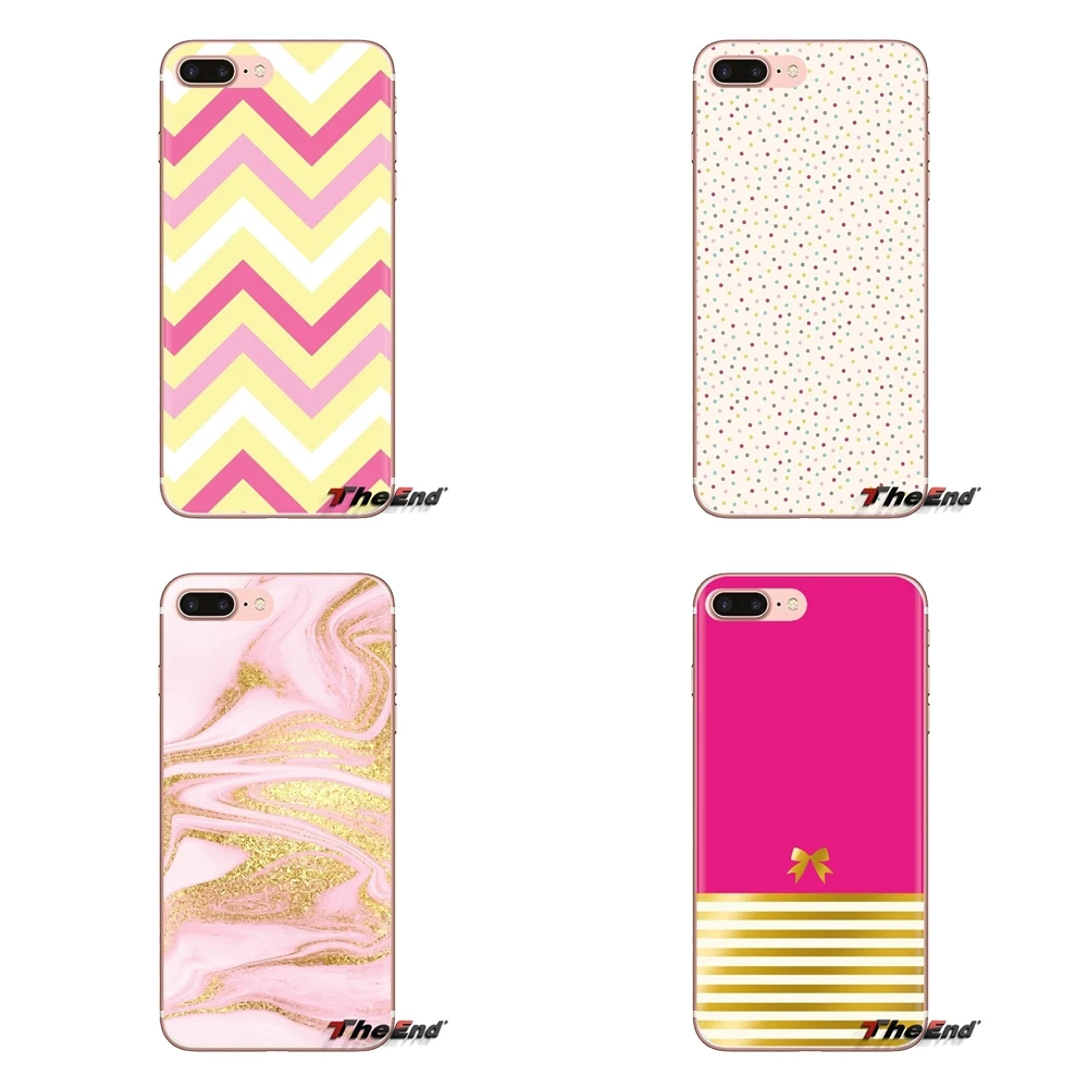 For LG G3 G4 Mini G5 G6 G7 Q6 Q7 Q8 Q9 V10 V20 V30 X Power 2 3 K10 K4 K8 2017 Pink and yellow wallpaper Transparent TPU Bag Case |