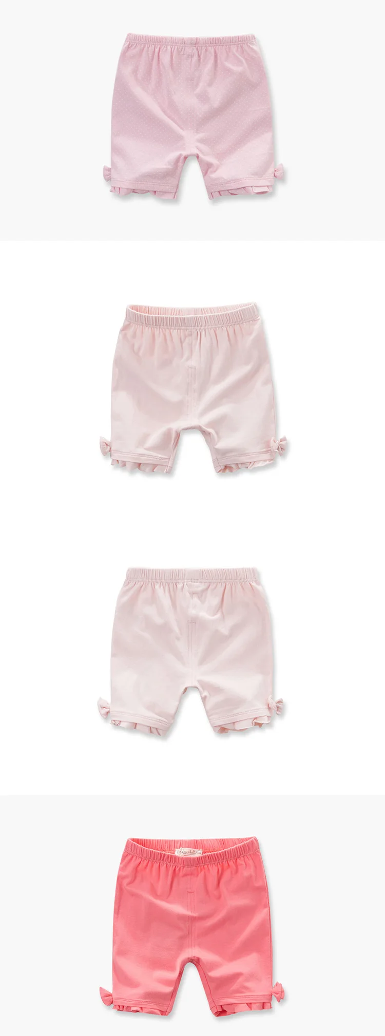 DB1225 dave bella/летние для маленьких девочек Шорты брюки для младенцев Одежда для малышей для девочек цветочные хлопковые брюки детские шорты Детская Штаны