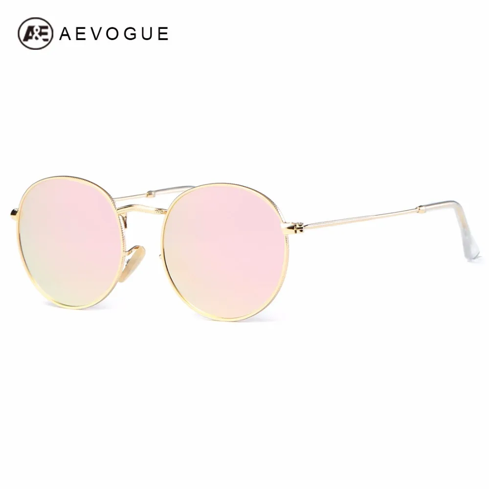 

AEVOGUE Polarized Sunglasses Womens Metal Frame Classic Brand Designer Steampunk Unisex Sun Glasses UV400 AE0556
