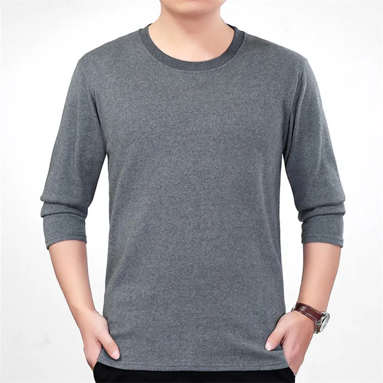 Cotton T-shirts Men Long Sleeve Mens TShirt Spring Autumn Brand Striped Male T shrits Dress Global Shopping Festival Drop-Ship 13
