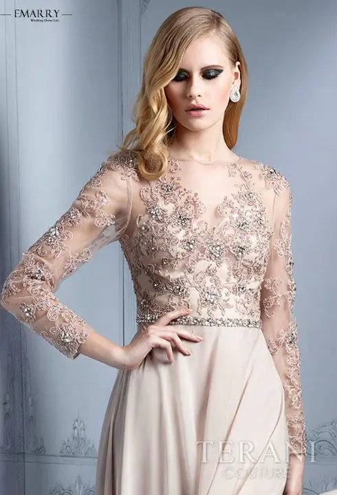 long sleeve evening top