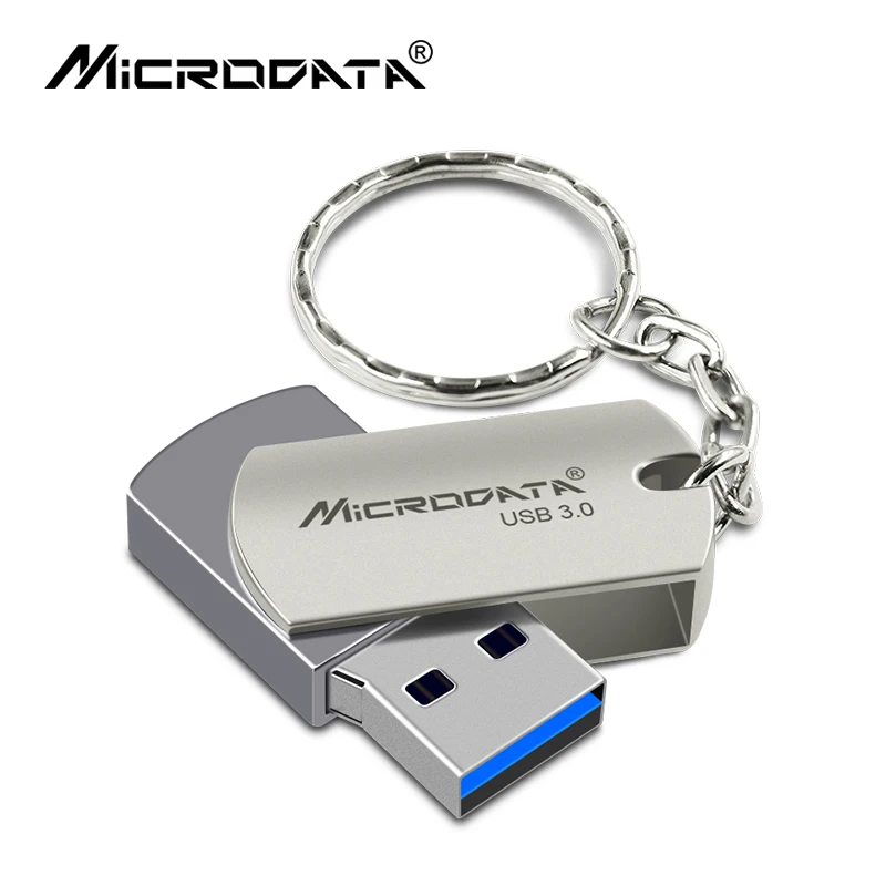 Металлический брелок для ключей USB флеш-накопитель мини-флеш-накопитель 16 Гб оперативной памяти, 32 Гб встроенной памяти, высокоскоростной флеш-накопитель USB 3,0 64 Гб 128 ГБ U диск подарки