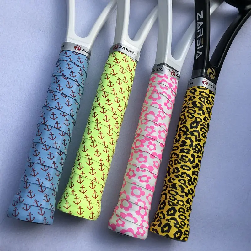 20pcs Zarsia New 2018 Colorful Sticky Tennis Racket Overgrips,printing