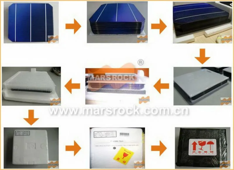 Eficiência de Células Usado para o Painel 19% de Alta Mono de 156mm Lote Grau Monocristalino Célula Solar 6x6 Solares 4.5 w 0.5 v 50 Pçs - Top 11 Geradores de energia alternativa