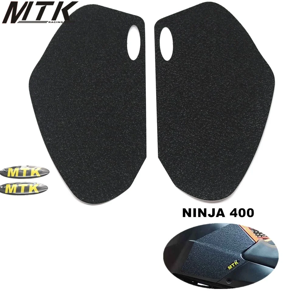 

For KAWASAKI NINJA400 NINJA 400 2018Rubber material tank cushion side protector tank slip sticker