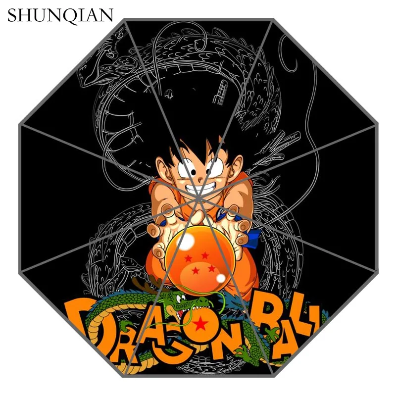 P# Dragon Ball Z 04 Зонт с индивидуальным принтом складной зонт от солнца и дождя для путешествий неавтоматический декоративный зонт высокого качества - Цвет: 7