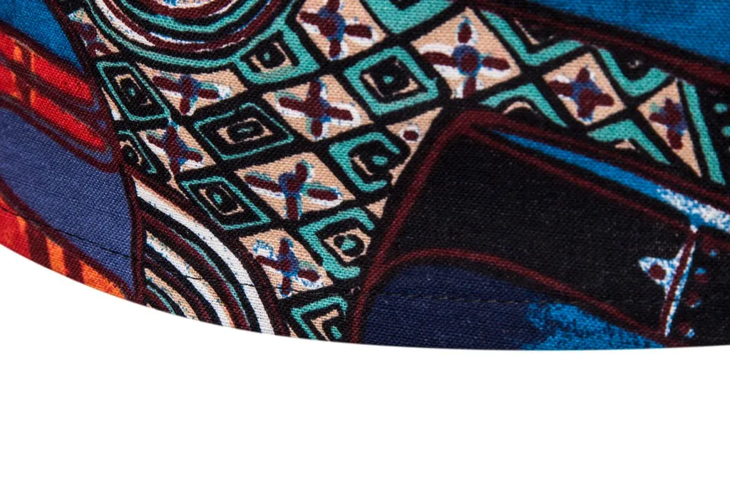 Блузка рубашка мужская Гавайская летняя с принтом Пляжный топ с v-образным вырезом короткий рукав Повседневная рубашка Харадзюку Hombre уличная одежда 19Jun