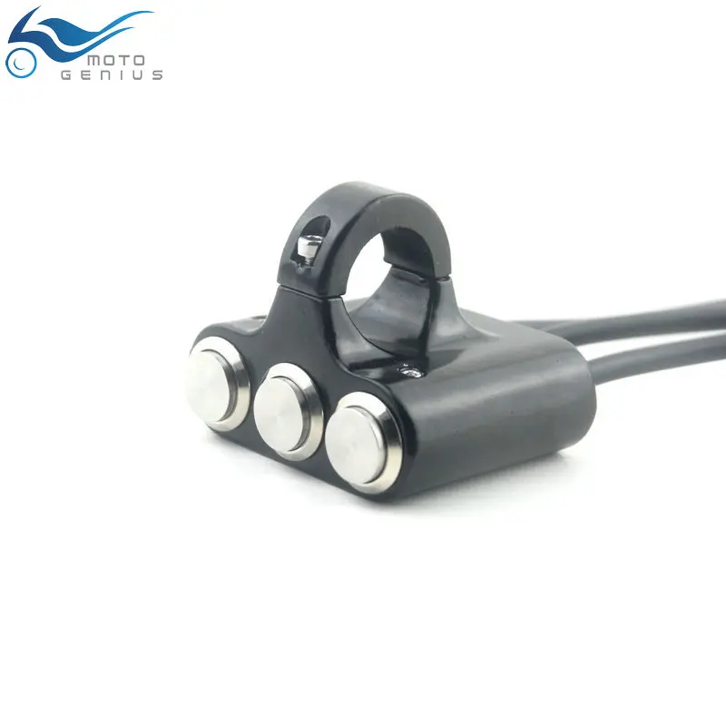 

Motorcycle Switches CNC Aluminium Alloy 22 mm Handle Grips Reset Buttons For Honda Yamaha Suzuki Cafe Race Custom