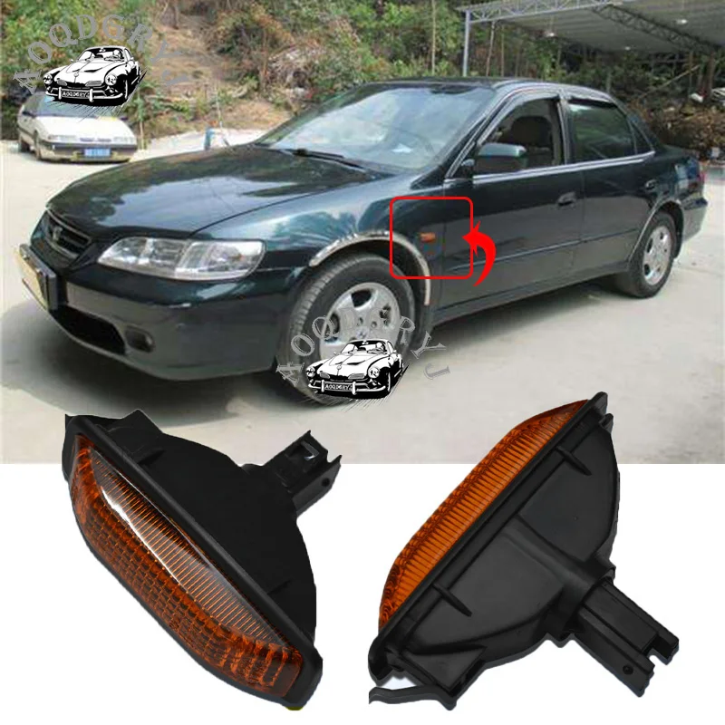 

Car styling 2pcs For Honda Accord sedan 1998-2002 Side Marker Light Turn Signal Lamp