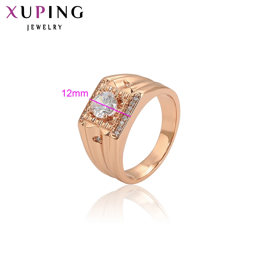 Xuping Роскошные модные кольца Шарм Стиль розовое золото цвет покрытием кольцо для девочек женские вечерние ювелирные изделия Рождественский подарок S97.2-15607