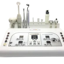 Портативный многофункциональный 8в1 микротоковое аргоновое газовое оцинкованное спа оборудование для омоложения кожи лица