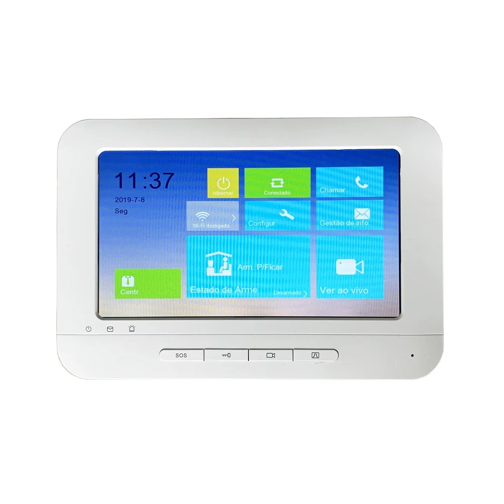 Цена HIK IP видеосвязь комплект, многоязычный HD, RFID панель и WiFi монитор, IP дверной звонок, водонепроницаемый