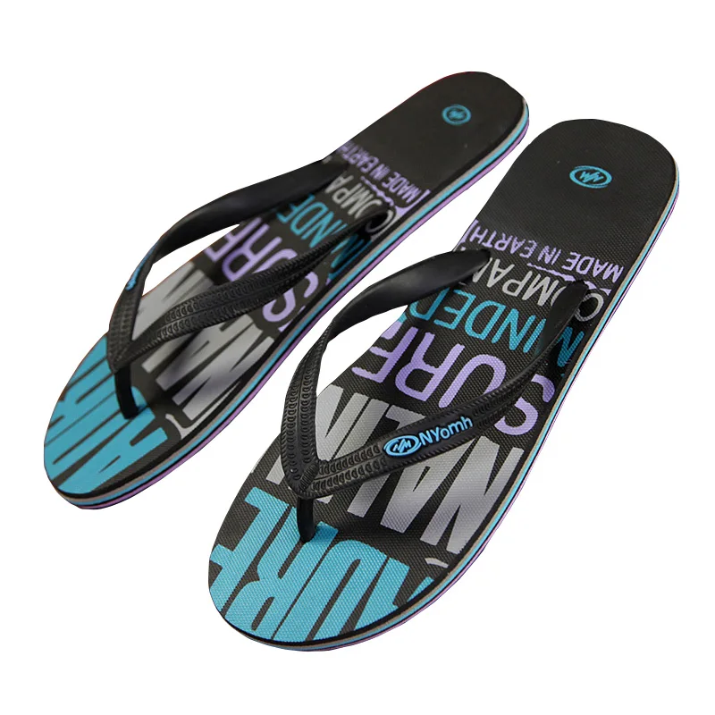 

2016 New Sandals Summer Beach Flip Flops Men Slippers Male Shoes Summer Sandals Men Flat Fashion Shoes RN101862-Free Shipping