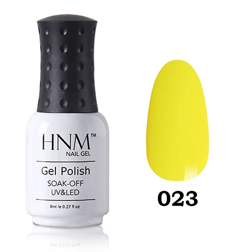 HNM штамповочная Краска Лак для ногтей 8 мл Великолепная цветная краска Gellak Гибридный лак Nagellak Полуперманентная верхняя основа грунтовка эмаль - Цвет: 023