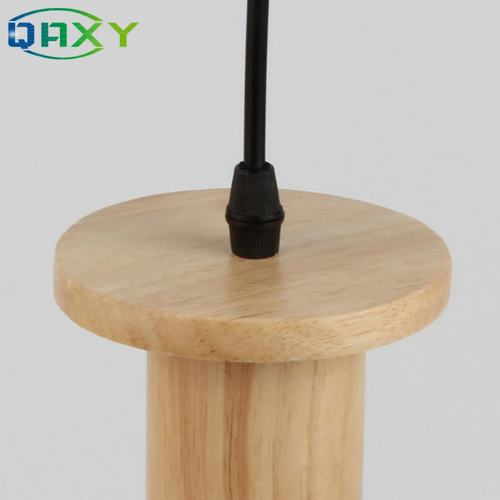  2019 Popular Cottage Style Simple Wood Pendant Lamp E27 Children Room Bed Room Pendant Light Cafes  - 33048278555