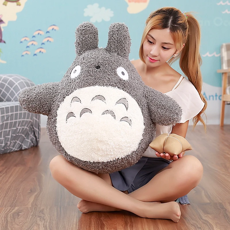 

30-70cm Famous Cartoon Movie Character Lovely Plush Totoro Toy Soft Stuffed Pillow Cushion Birthday Gift Toys for Children Kids