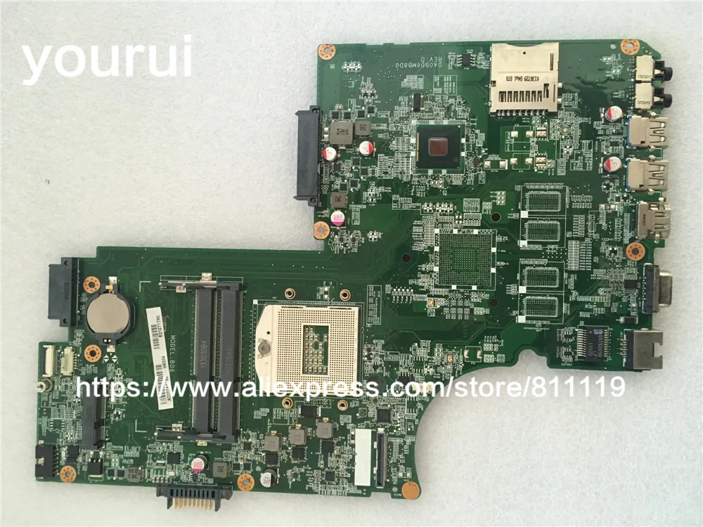 Материнская плата для ноутбука TOSHIBA S70 S75 L75 L75-A C75-A S75T материнская A000245440 DA0BD6MB8D0 SR17E |