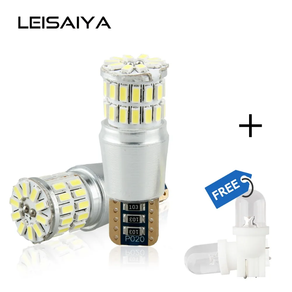 

2pcs W5W 194 CANBUS LED 38 pcs 3014 SMD T10 Wedge Bulbs Side Marker Interior Light White