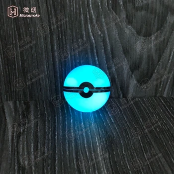 

1pc Luminous Poke Ball 6ml Silicone Oil Container Mon Poke Ball Dry Herb Holder Cartoon glow in the dark Silicone box