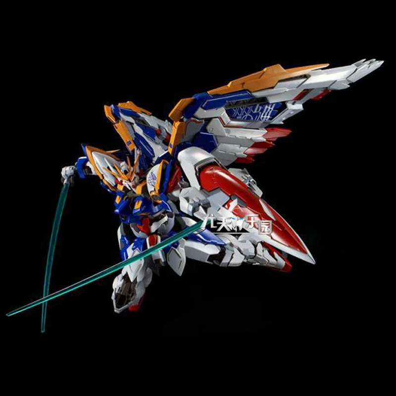 Bandai HIRM 1/100 Wing Gundam Zero EW Alloy Model Figure - Limited Edition Assembled Toy for Kids image 3