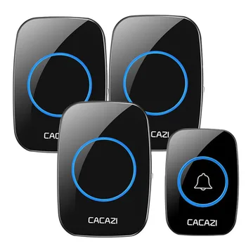 

1pc Home Doorbell Wireless Smart LED Light Call Bell Doorbell 300M Distance 36 Bells 4 Volume