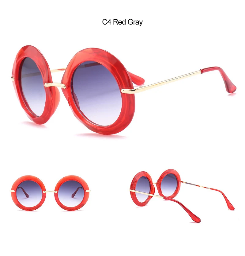2018 New Retro Round Women Sunglasses  (14)