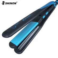 Профессиональный электрический выпрямитель для волос 45 Вт турмалин керамический нагревающий Утюг для волос влажный и сухой щипцы для завивки Перми утюжок для волос