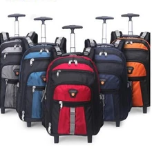 Мужская нейлоновая Дорожная сумка на колесиках, Женский деловой рюкзак на колесиках, дорожная сумка на колесиках, чемодан на колесиках