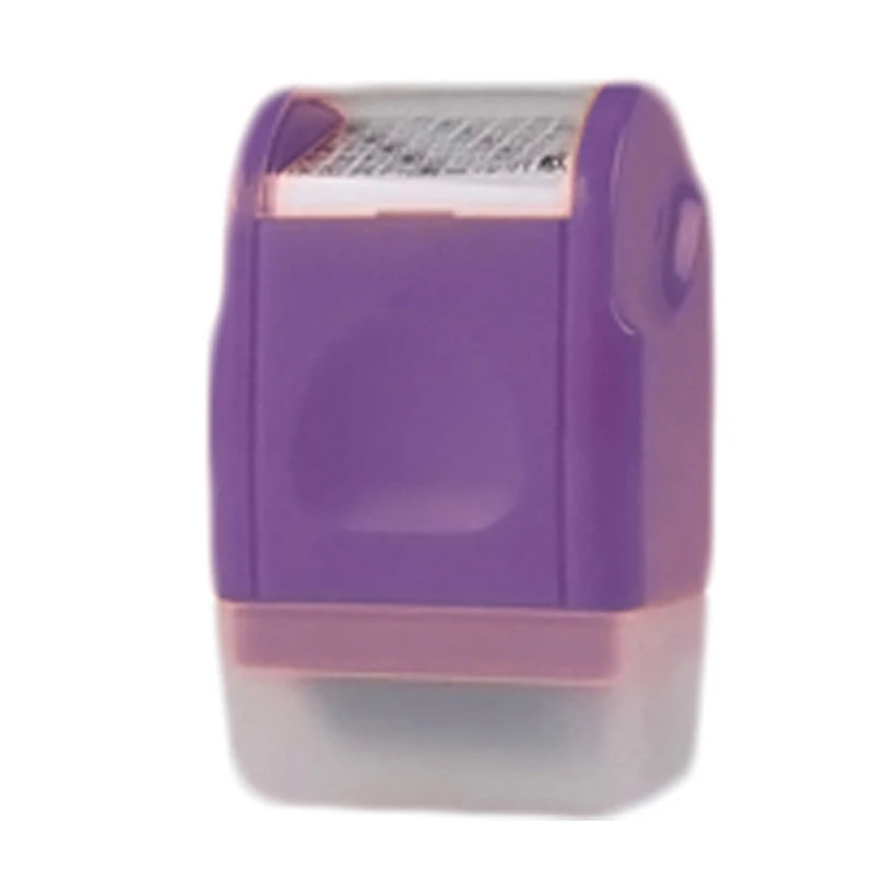 Домашний полезный Штамп Валик Для Запечатывания защита от кражи код защита ваш ID конфиденциальность конфиденциальная печать#254197 - Цвет: Purple