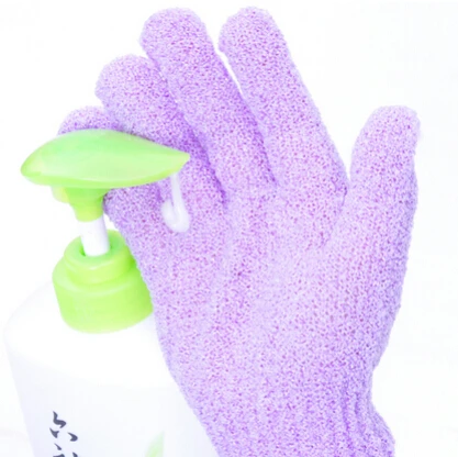 1Pc Shower Glove Exfoliating Wash Skin Spa Bath Gloves Foam kid Resistance Body Massage Cleaning Loofah Scrubber Cheapest | Дом и сад