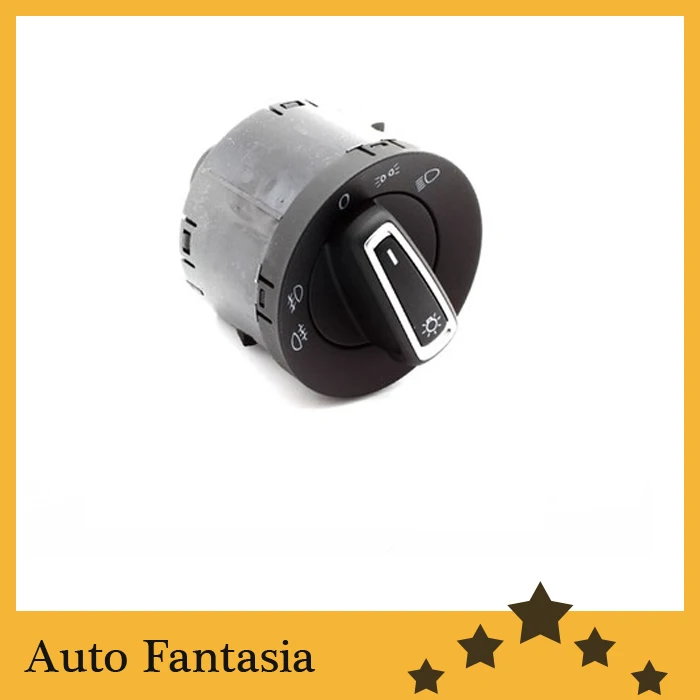 Хром евро головной выключатель света для Volkswagen golf mk7|head light switch|chrome switchgolf mk7 switch |