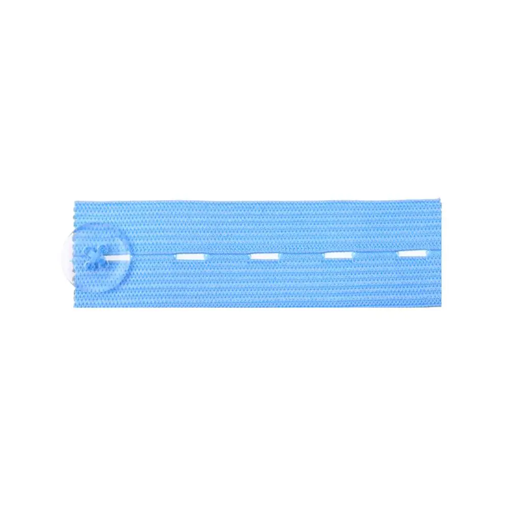 1 шт. кнопка пояс удлинитель пряжки талии расширитель для беременных женщин брюки эластичная застежка поясная лента - Цвет: Sky Blue
