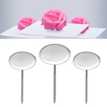 2 шт новые украшения торта гвозди из нержавеющей стали игла для цветка и пластиковые ножницы помадка Декор подъемник для цветов аксессуары