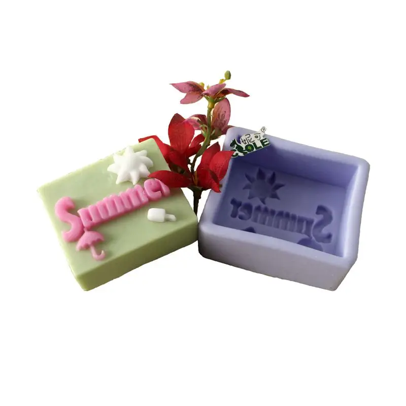 

Handmade Silicone Molds Soap Rectangle Craft Candle Chocolate Mould