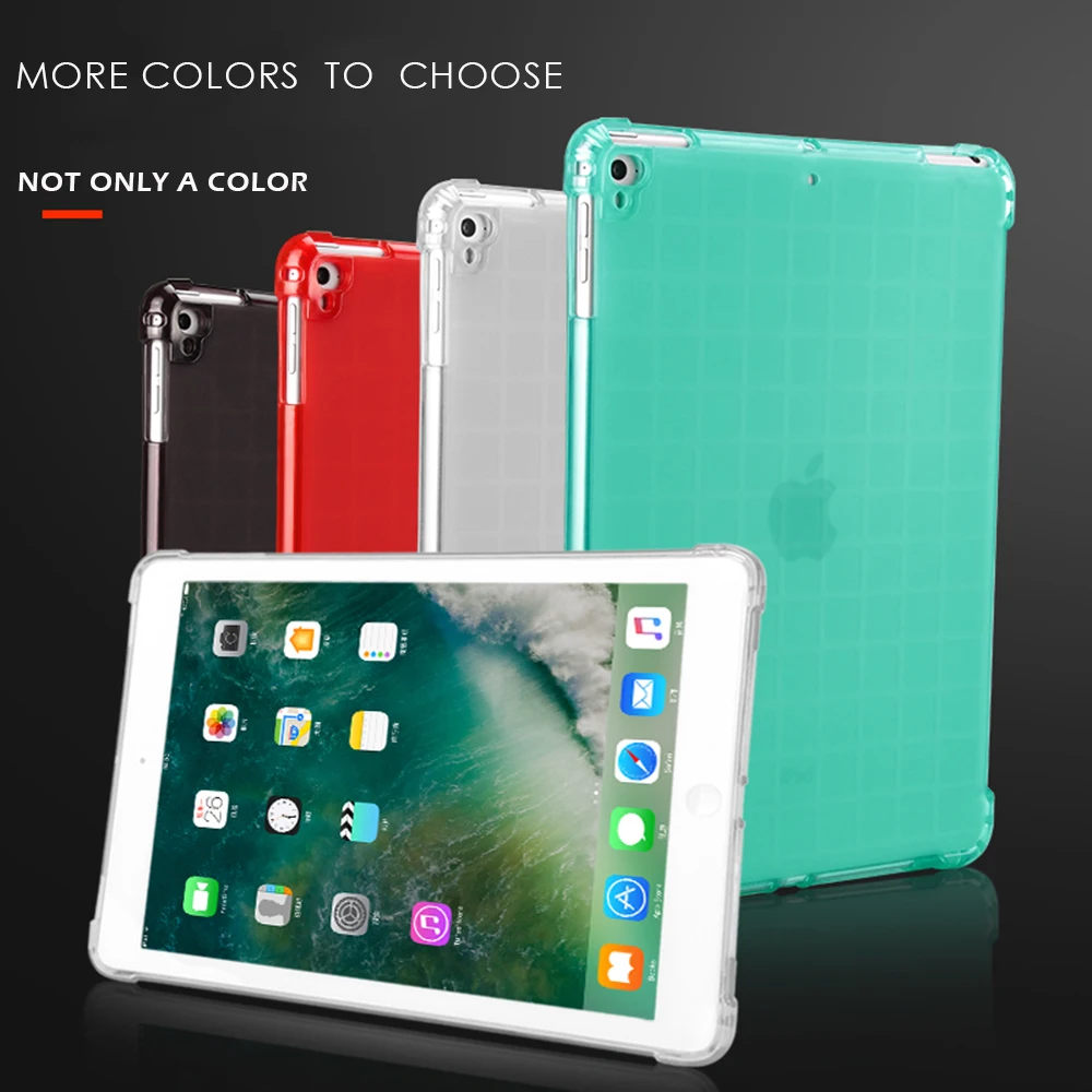 

Case for iPad mini 234 Airbag protection soft silicone shell case for iPad Air 1 2 transparent TPU cover for iPad 9.7 2017 2018