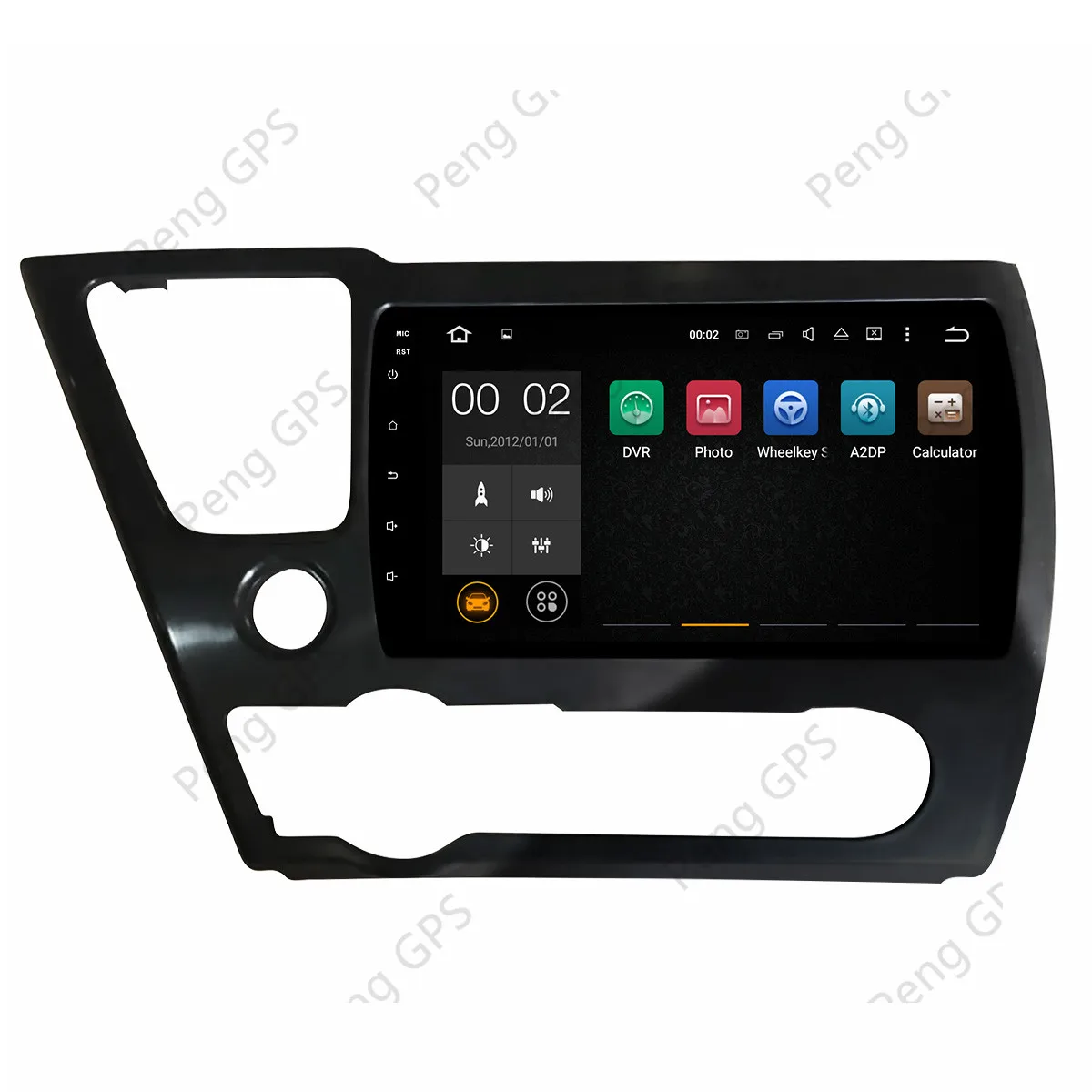 Android 9 0 4 + 64 &quotАвтомобильный Радио GPS мультимедийный плеер для Honda Civic Sedan 2013 2014 2015