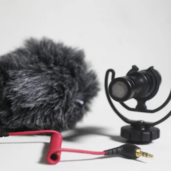Rode VideoMicro Запись микрофон интервью микрофон с Deadcat для Canon Nikon DSLR камера для iPhone Smooth Q